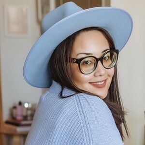 Blue Lack of Color Rancher Hat Size Medium